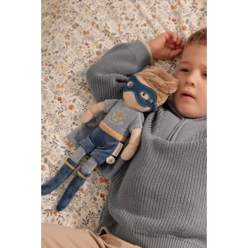 Little Dutch Jim szuperhős baba - 35 cm