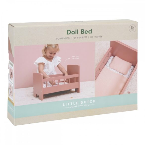 Little Dutch játék babaágy ágyneművel