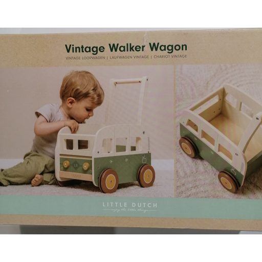 Little Dutch tolható- vintage lakóautó ÚJRACSOMAGOLT