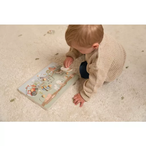 Little Dutch hangos puzzle - Little Farm CSOMAGOLÁSSÉRÜLT
