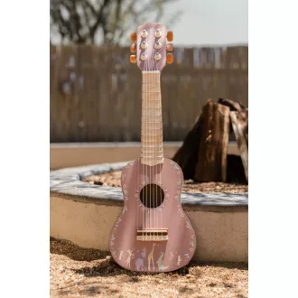 Little Dutch játék gitár pink - Safari Friends