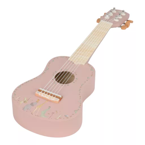Little Dutch játék gitár pink - Safari Friends