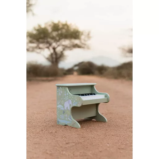 Little Dutch elektronikus zongora zöld - Safari Friends