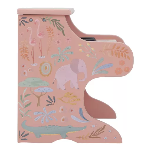 Little Dutch elektronikus zongora pink - Safari Friends