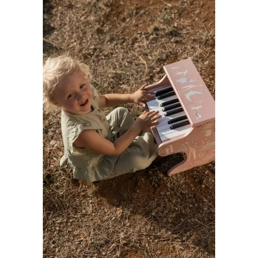 Little Dutch elektronikus zongora pink - Safari Friends