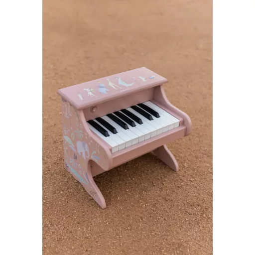 Little Dutch elektronikus zongora pink - Safari Friends