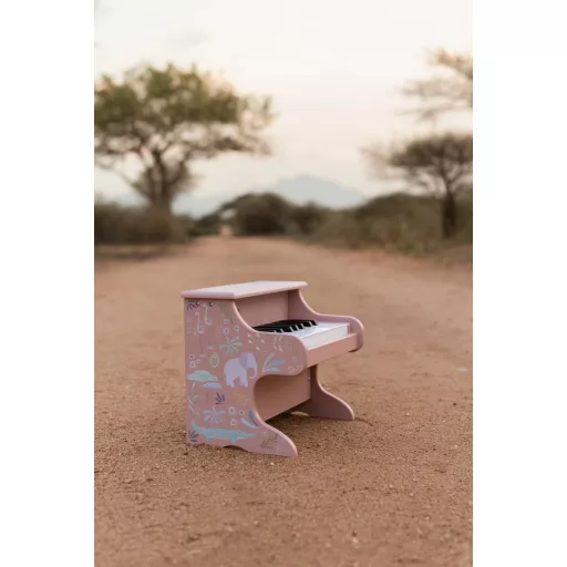 Little Dutch elektronikus zongora pink - Safari Friends