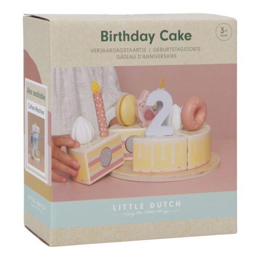Little Dutch szülinapi torta - pink CSOMAGOLÁSSÉRÜLT