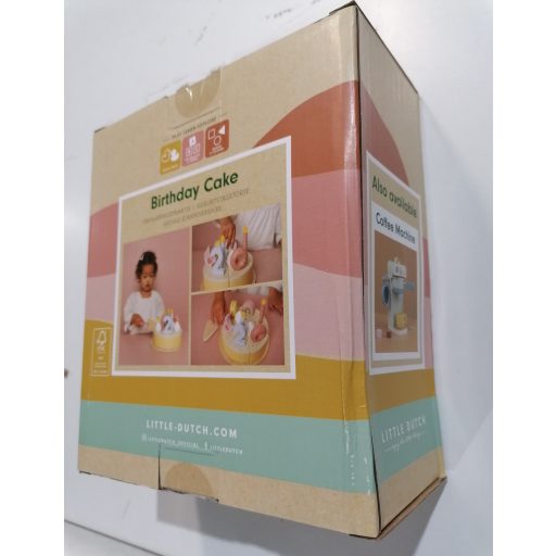 Little Dutch szülinapi torta - pink CSOMAGOLÁSSÉRÜLT