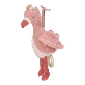 Little Dutch felhúzható zenélő flamingó-Safari Friends