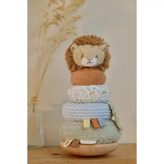   Little Dutch plüss montessori torony - Safari Friends CSOMAGOLÁSSÉRÜLT