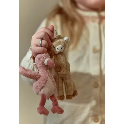 Little Dutch kulcstartó flamingó - Safari Friends