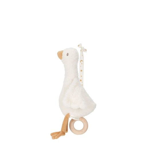 Little Dutch felhúzható zenélő gúnár-Newborn Naturals