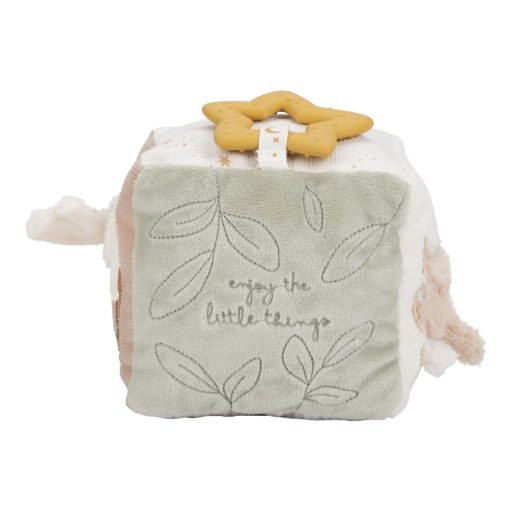 Little Dutch készségfejlesztő plüss kocka - Newborn Naturals