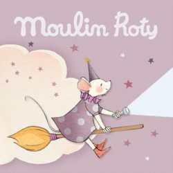   Moulin Roty 3 db lemez rózsaszín dobozban mesevetítőbe - Egyszer volt, hol nem volt...