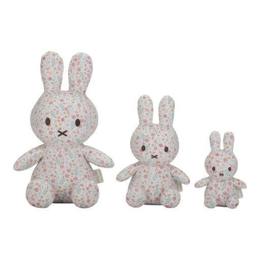 Little Dutch Miffy nyuszi 15 cm teljes felületén mintás - Lucky Blossom