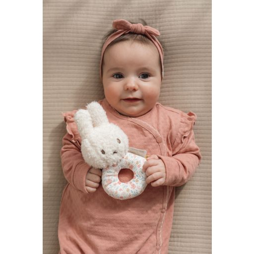Little Dutch Miffy plüss csörgő - Lucky Blossom