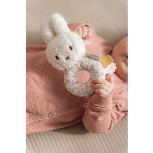 Little Dutch Miffy plüss csörgő - Lucky Blossom