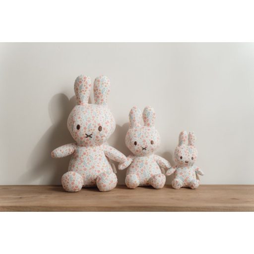 Little Dutch Miffy nyuszi 20 cm teljes felületén mintás - Lucky Blossom