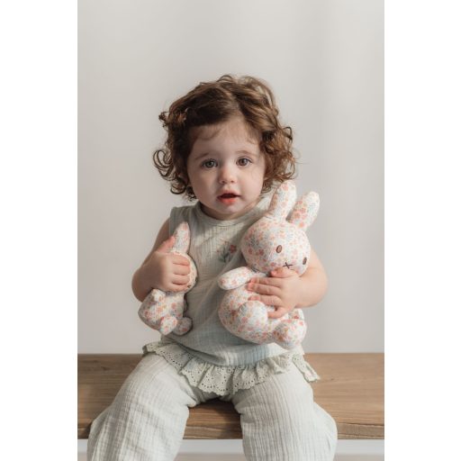 Little Dutch Miffy nyuszi 20 cm teljes felületén mintás - Lucky Blossom