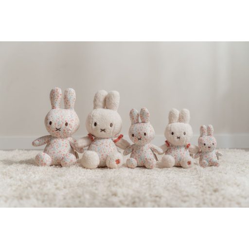 Little Dutch Miffy nyuszi 30 cm teljes felületén mintás - Lucky Blossom