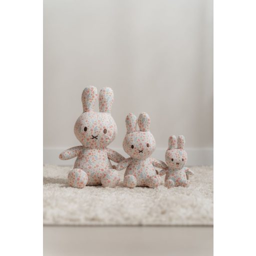 Little Dutch Miffy nyuszi 30 cm teljes felületén mintás - Lucky Blossom