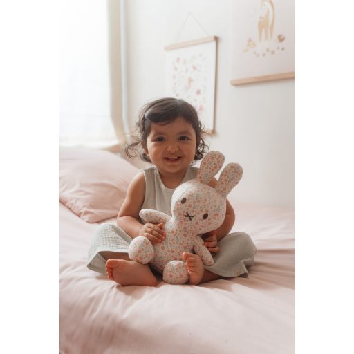 Little Dutch Miffy nyuszi 30 cm teljes felületén mintás - Lucky Blossom