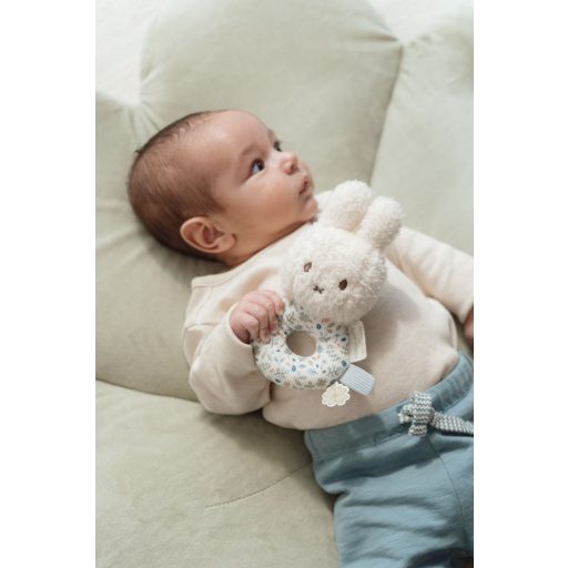 Little Dutch Miffy plüss csörgő - Lucky Leaves
