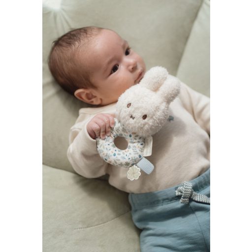 Little Dutch Miffy plüss csörgő - Lucky Leaves