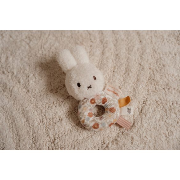 Little Dutch miffy plüss csörgő - vintage kis virágok