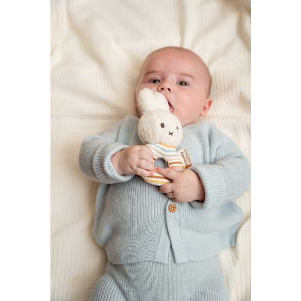 Little Dutch miffy plüss csörgő - vintage csíkos