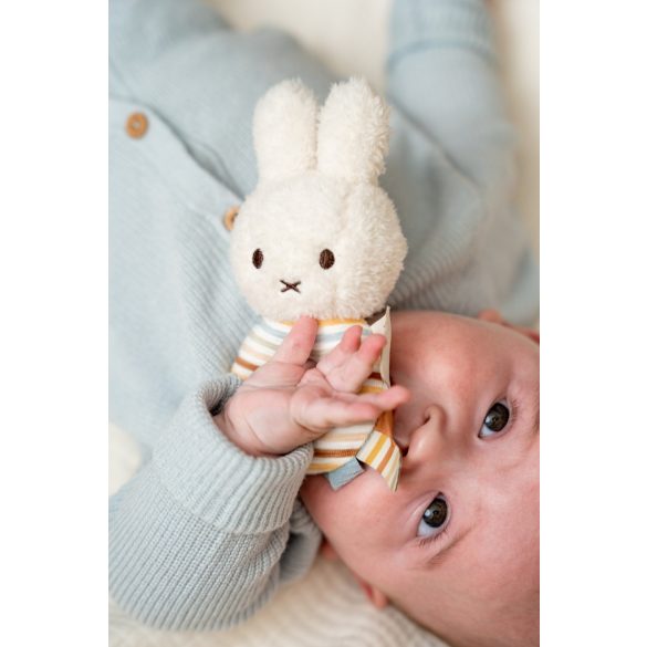Little Dutch miffy plüss csörgő - vintage csíkos