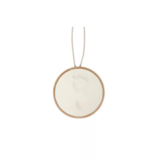 Petit Artichaut kéz- és lábnyomat készítő  fakeretes medál akasztóval