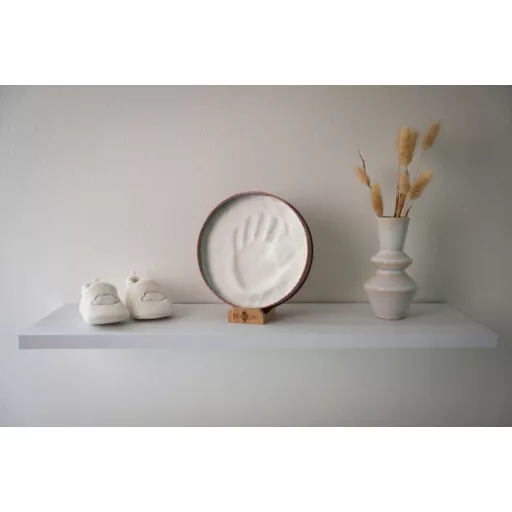 Petit Artichaut kéz- és lábnyomat készítő Baby Box kerek - Rainbow Terracotta