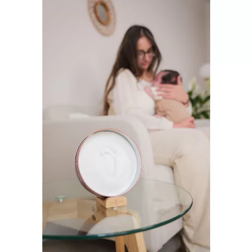 Petit Artichaut kéz- és lábnyomat készítő Baby Box kerek - Rainbow Terracotta