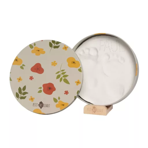 Petit Artichaut kéz- és lábnyomat készítő Baby Box kerek - Little Prairie