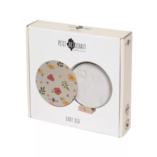 Petit Artichaut kéz- és lábnyomat készítő Baby Box kerek - Little Prairie