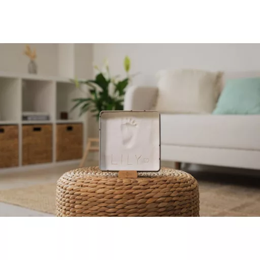 Petit Artichaut kéz- és lábnyomat készítő Baby Box négyzet - Pretty Hearts