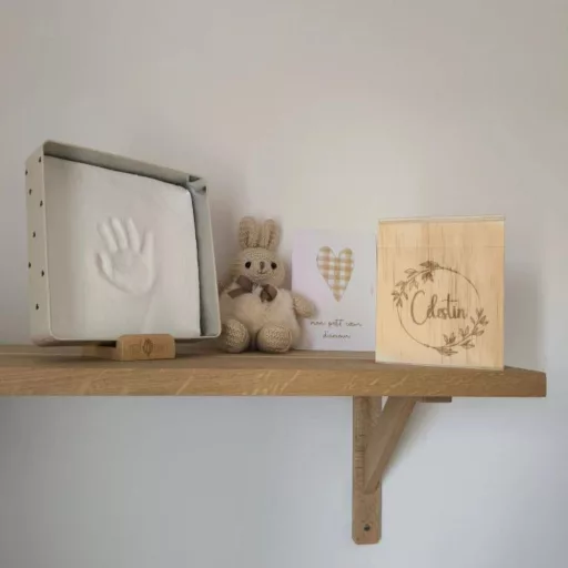 Petit Artichaut kéz- és lábnyomat készítő Baby Box négyzet - Pretty Hearts