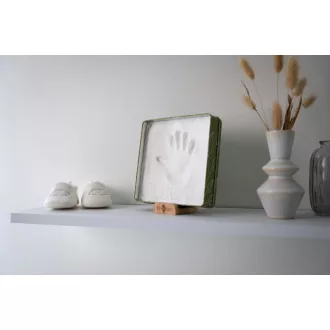   Petit Artichaut kéz- és lábnyomat készítő Baby Box négyzet - Olive Tree