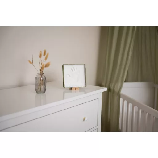 Petit Artichaut kéz- és lábnyomat készítő Baby Box négyzet - Olive Tree