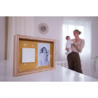   Petit Artichaut kéz- és lábnyomat készítő fényképtartó kerettel - Daisy Ochre 