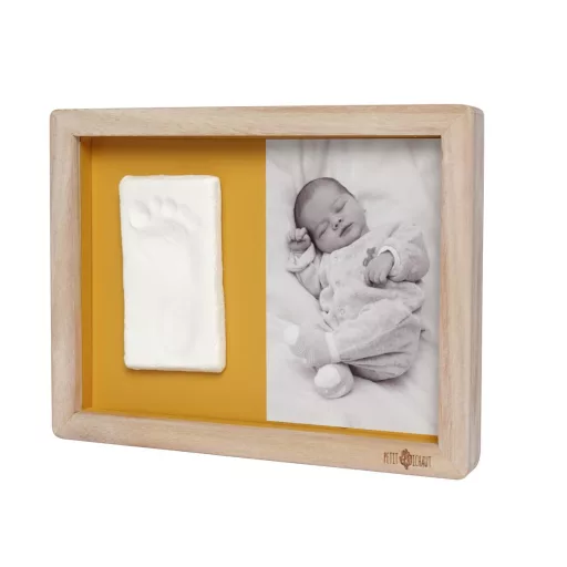 Petit Artichaut kéz- és lábnyomat készítő fényképtartó kerettel - Daisy Ochre 