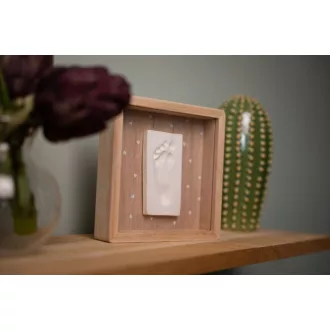   Petit Artichaut kéz- és lábnyomat készítő elegáns fa kerettel  - Pretty Hearts