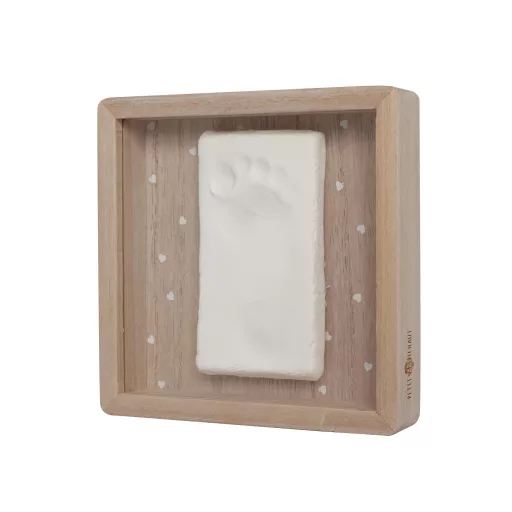 Petit Artichaut kéz- és lábnyomat készítő elegáns fa kerettel  - Pretty Hearts