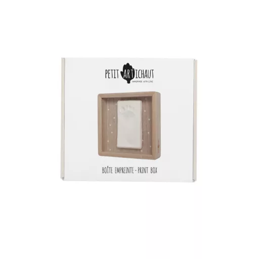 Petit Artichaut kéz- és lábnyomat készítő elegáns fa kerettel  - Pretty Hearts