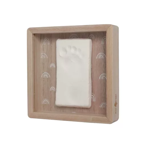 Petit Artichaut kéz- és lábnyomat készítő elegáns fa kerettel - Rainbow