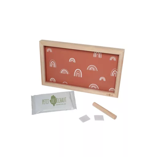 Petit Artichaut dupla kéz- és lábnyomat készítő fényképtartó kerettel - Rainbow Terracotta