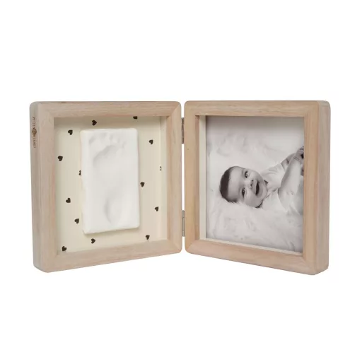 Petit Artichaut kéz- és lábnyomat készítő kinyitható fényképtartó kerettel - Pretty Hearts 