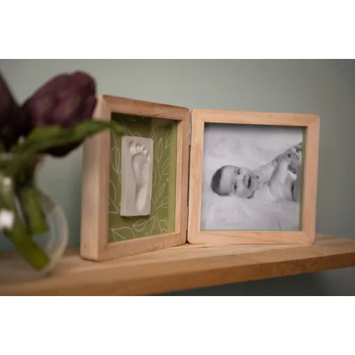 Petit Artichaut kéz- és lábnyomat készítő kinyitható fényképtartó kerettel - Olive Tree